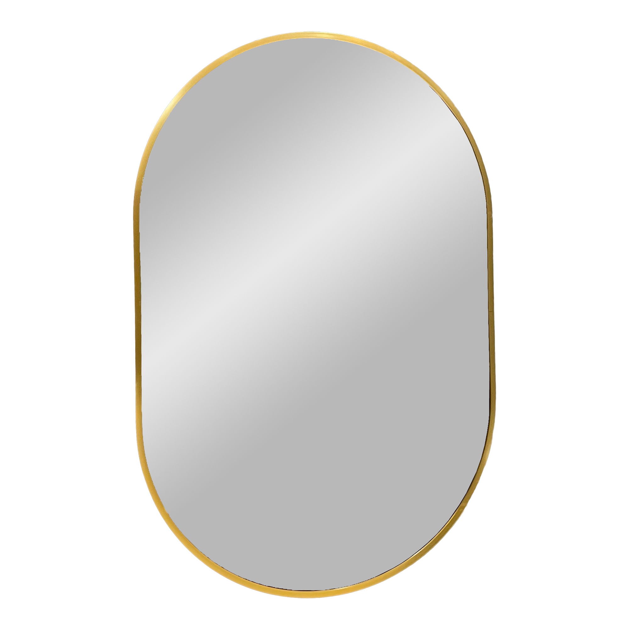 House Nordic | Spiegel ovaal brass 80cm