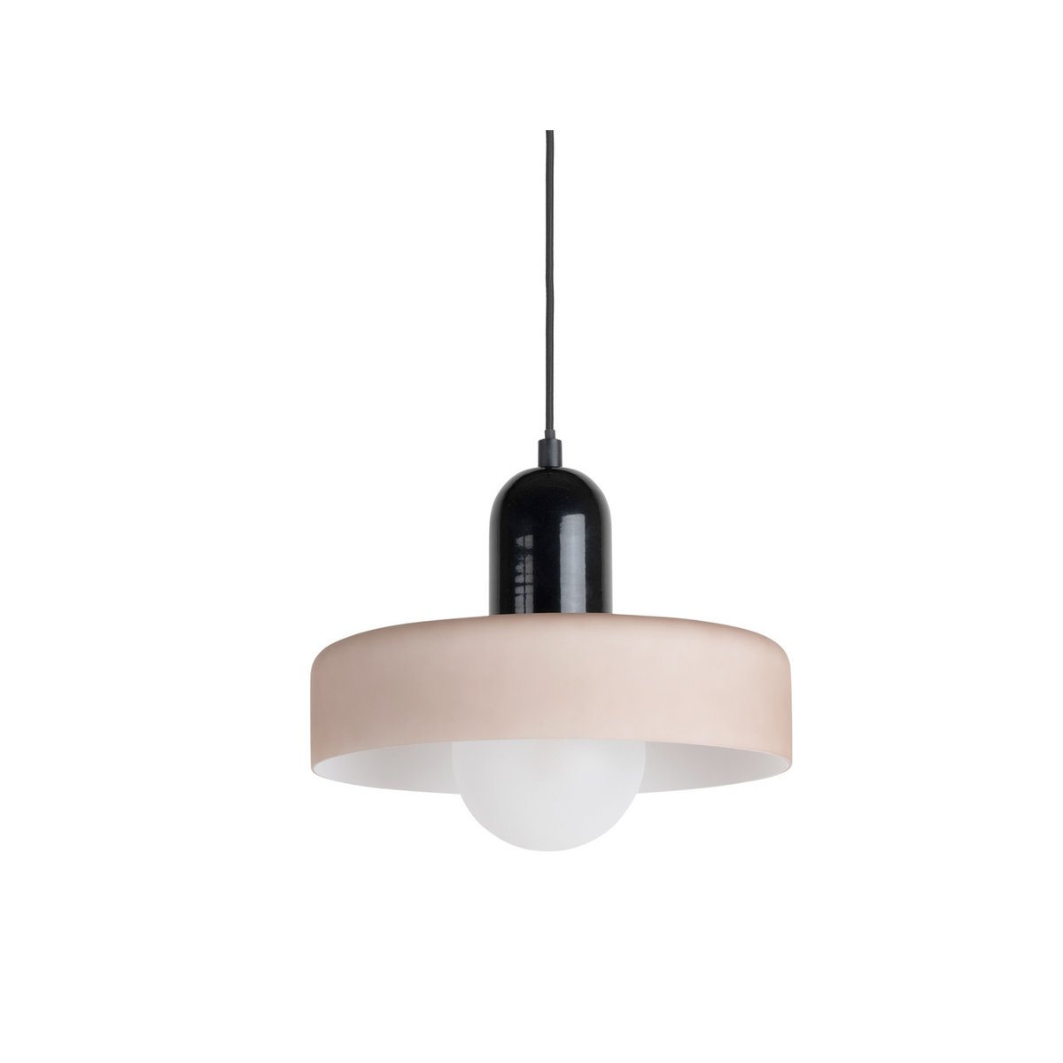 Leitmotiv Hanglamp Opaco Grato Warm Grijs Glas