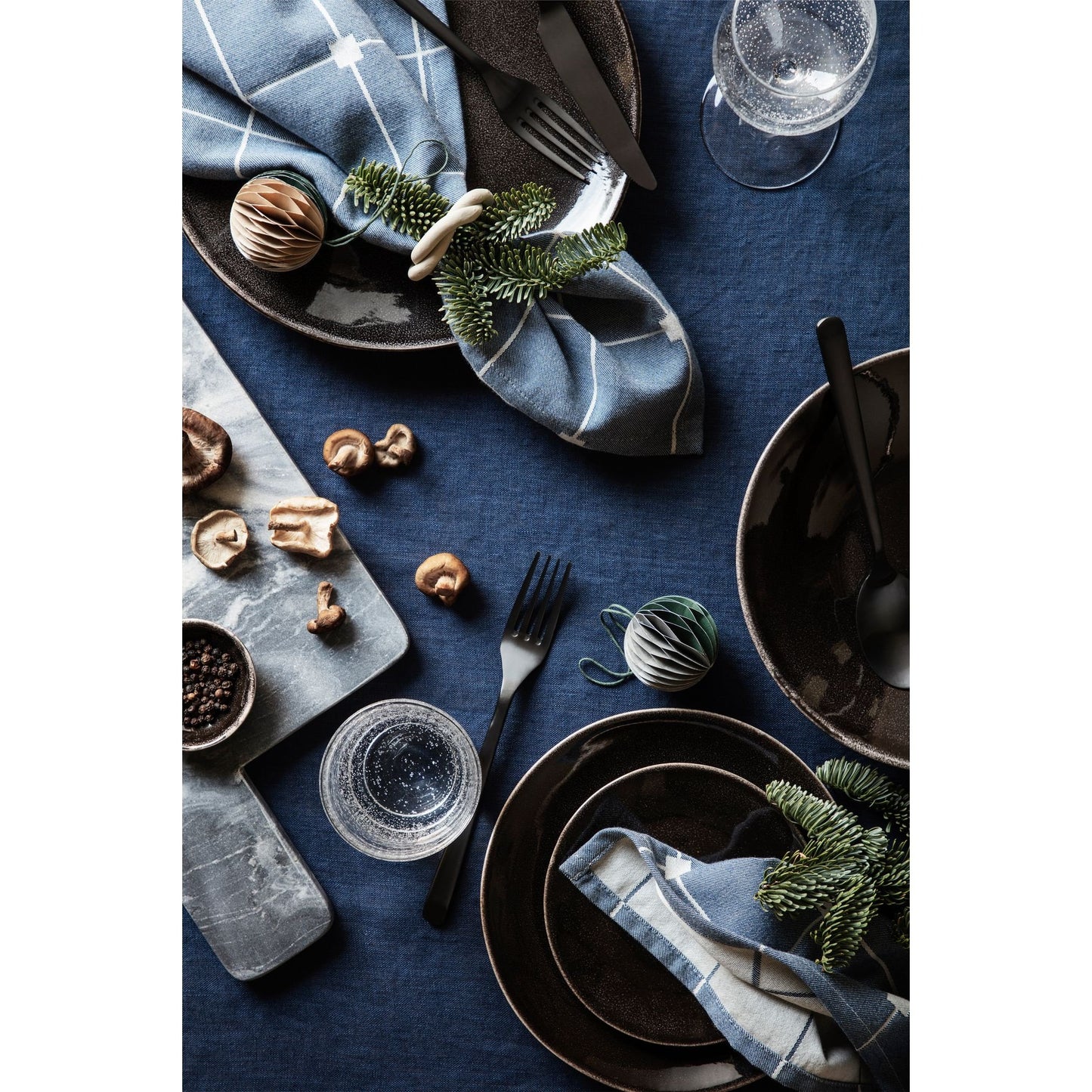 Broste Copenhagen | Kersthangers groen 13cm set van 2