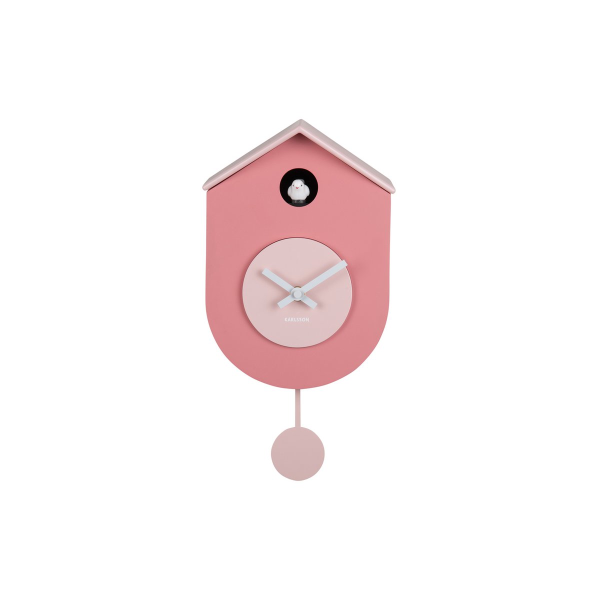 Karlsson Wandklok Grato Koekoek Roze