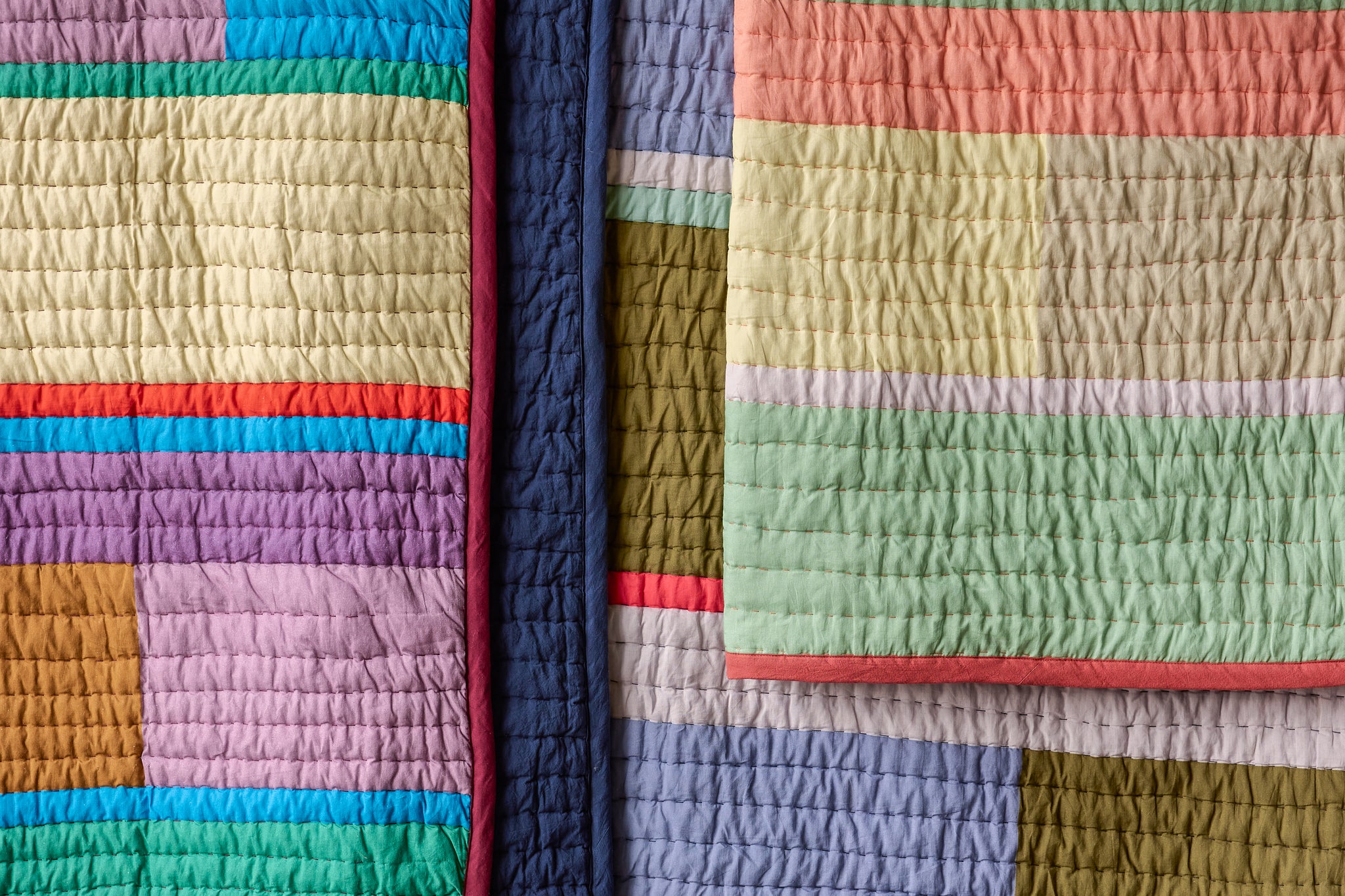 Hübsch Pavilion Plaid Blocks Kleurrijk