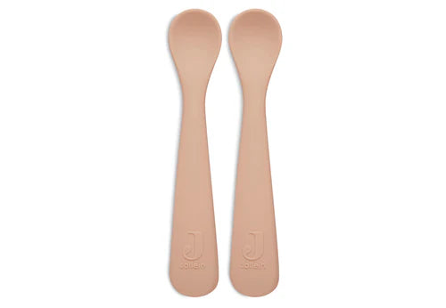 Jollein | Siliconen lepeltjes pale pink 2stuks