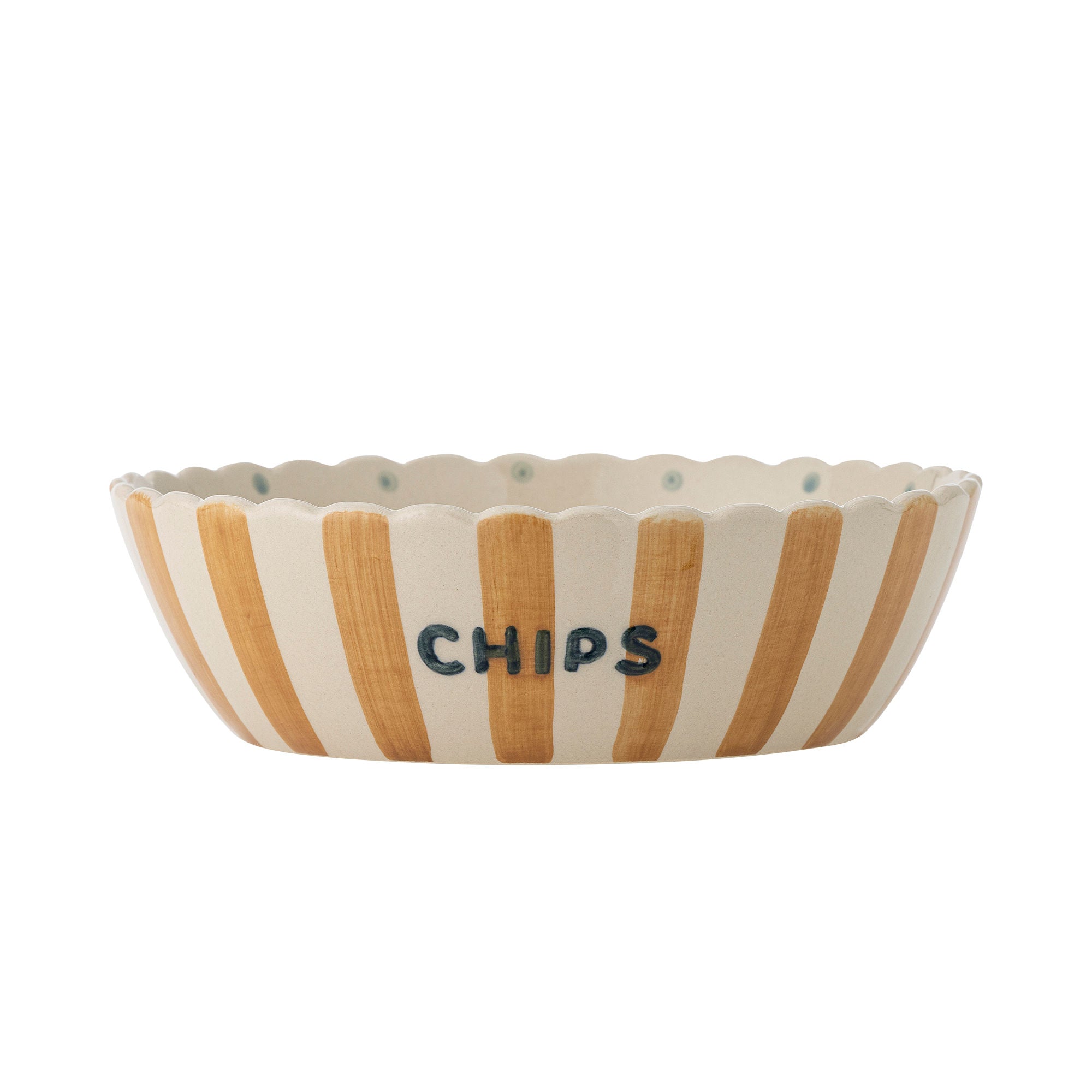 Bloomingville Chip Schaal Chips Gestreept
