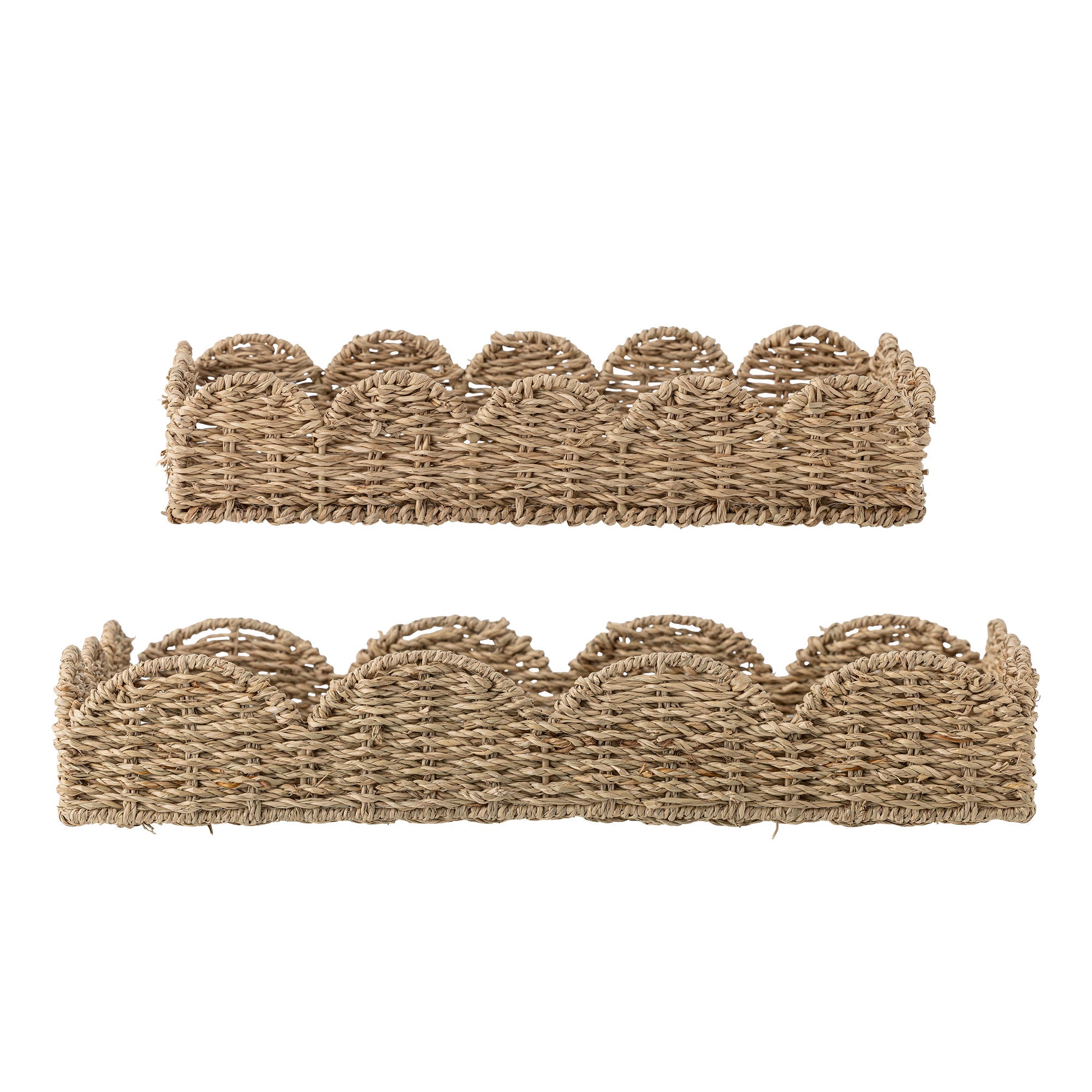Bloomingville Brea Dienblad zeegras set van 2