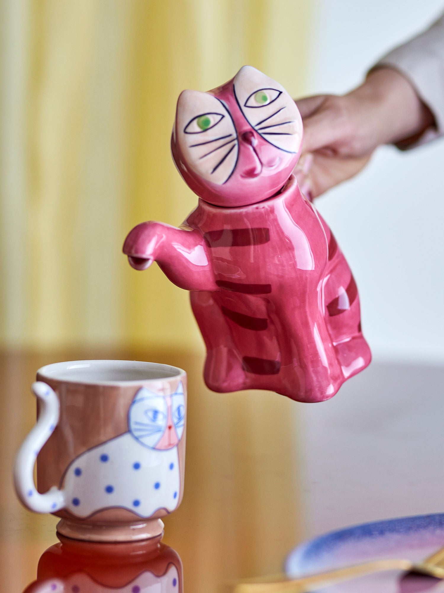 Bloomingville Missy Theepot aardewerk