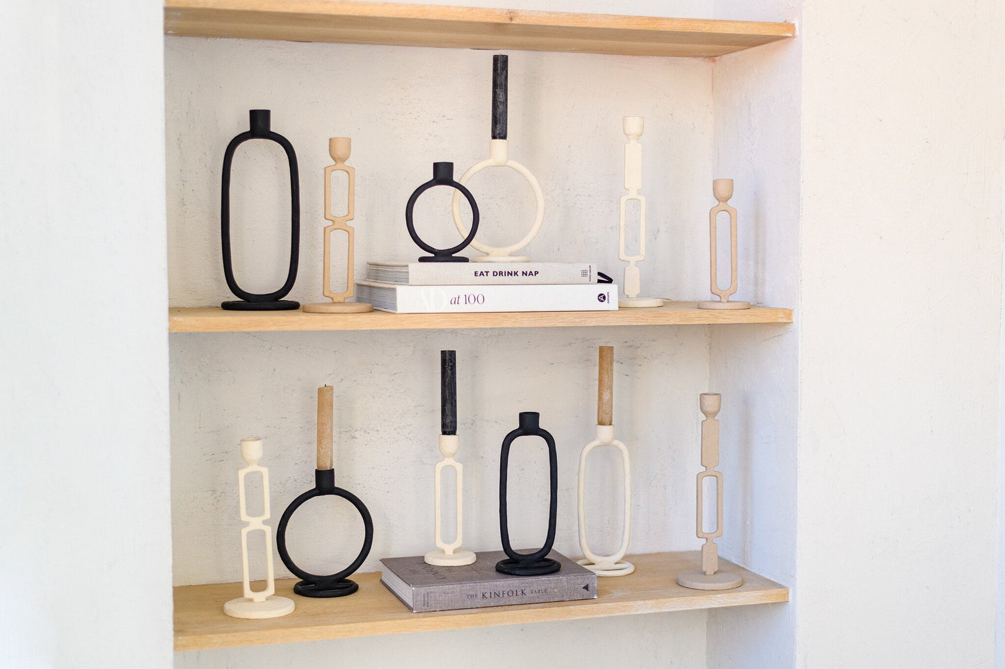 Home Society | Kandelaar Lola beige