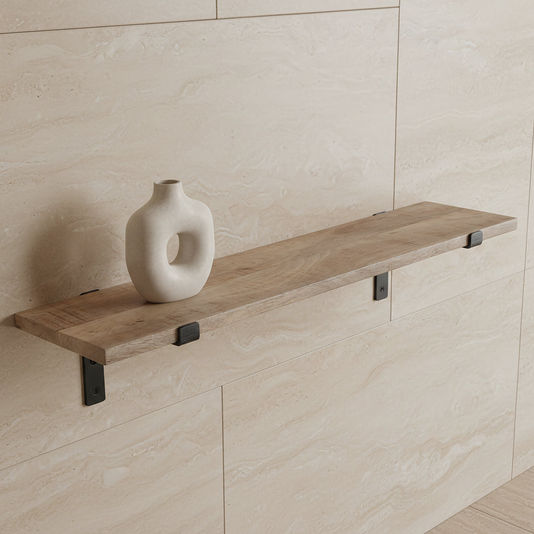 Raw Materials Wandplank Mangohout 80cm