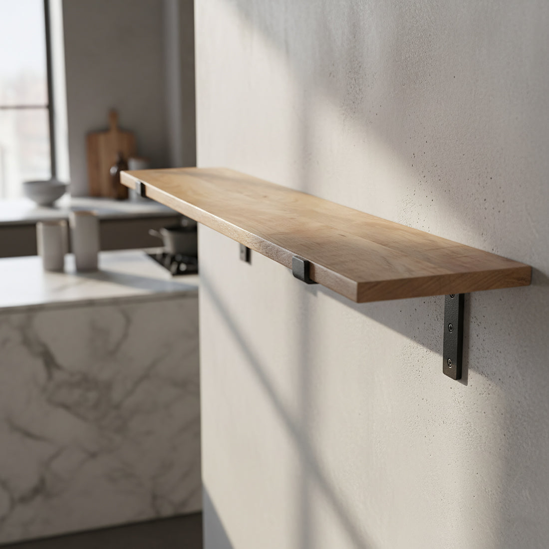 Raw Materials Wandplank Mangohout 80cm