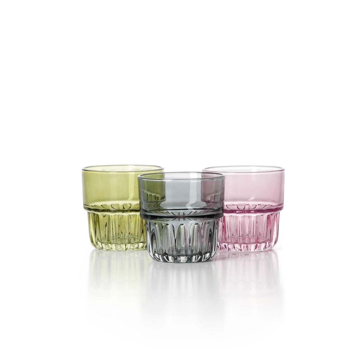 Bazar Bizar Waterglas Faced Tumbler roze