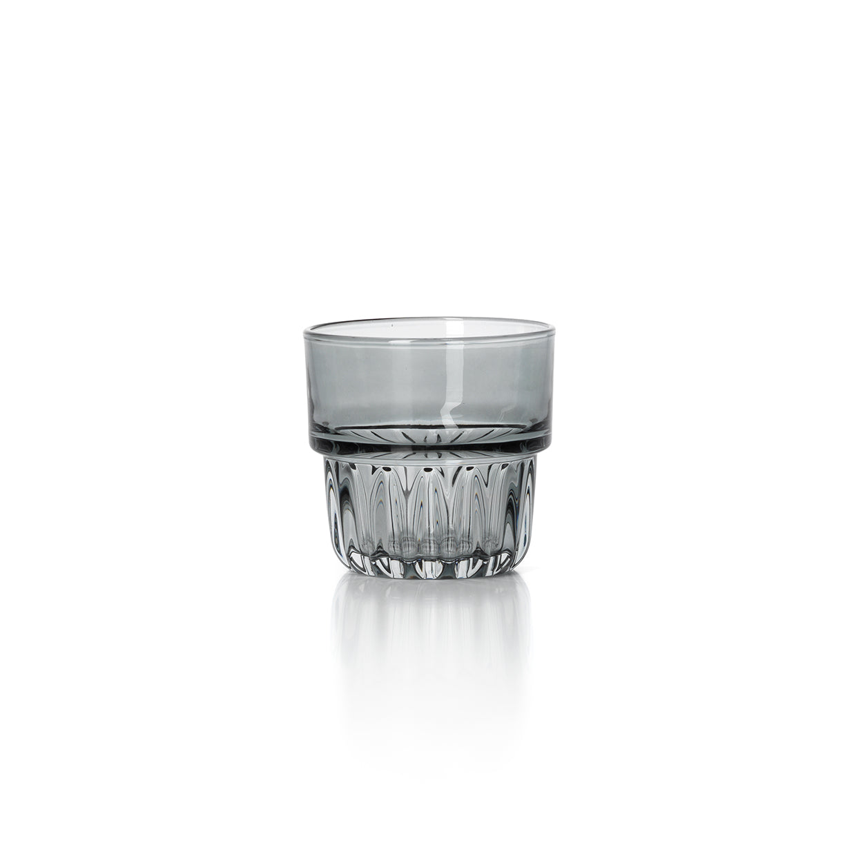 Bazar Bizar Waterglas Faced Tumbler smokey grijs