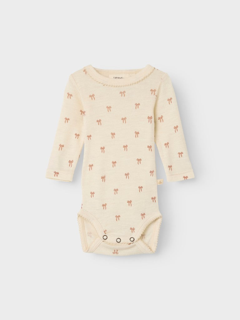 Lil Atelier | Romper Nalu wol strikjes