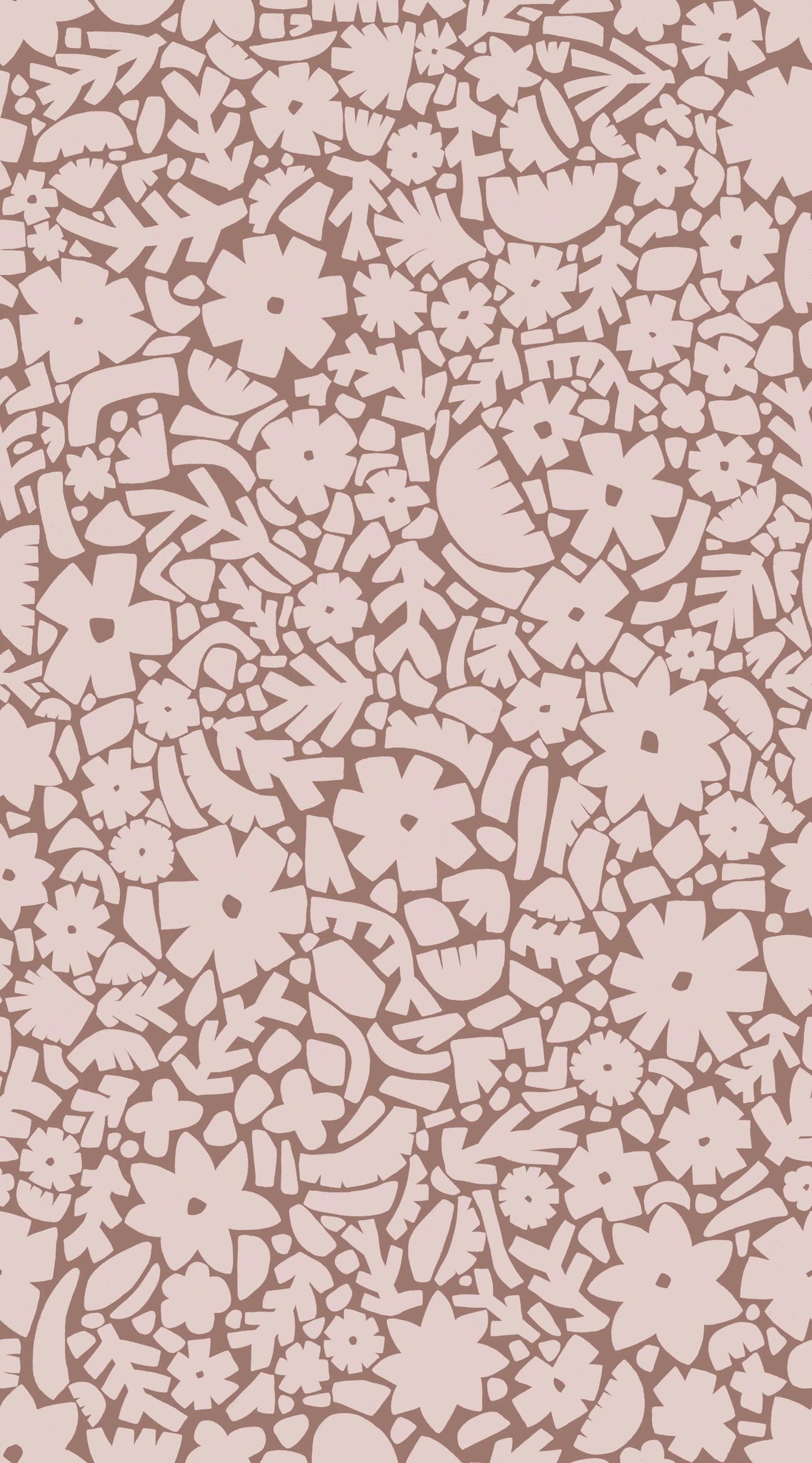Behang Meet Me at the Wall - Flowerfield Warm Taupe - Naturel Noord 320cm