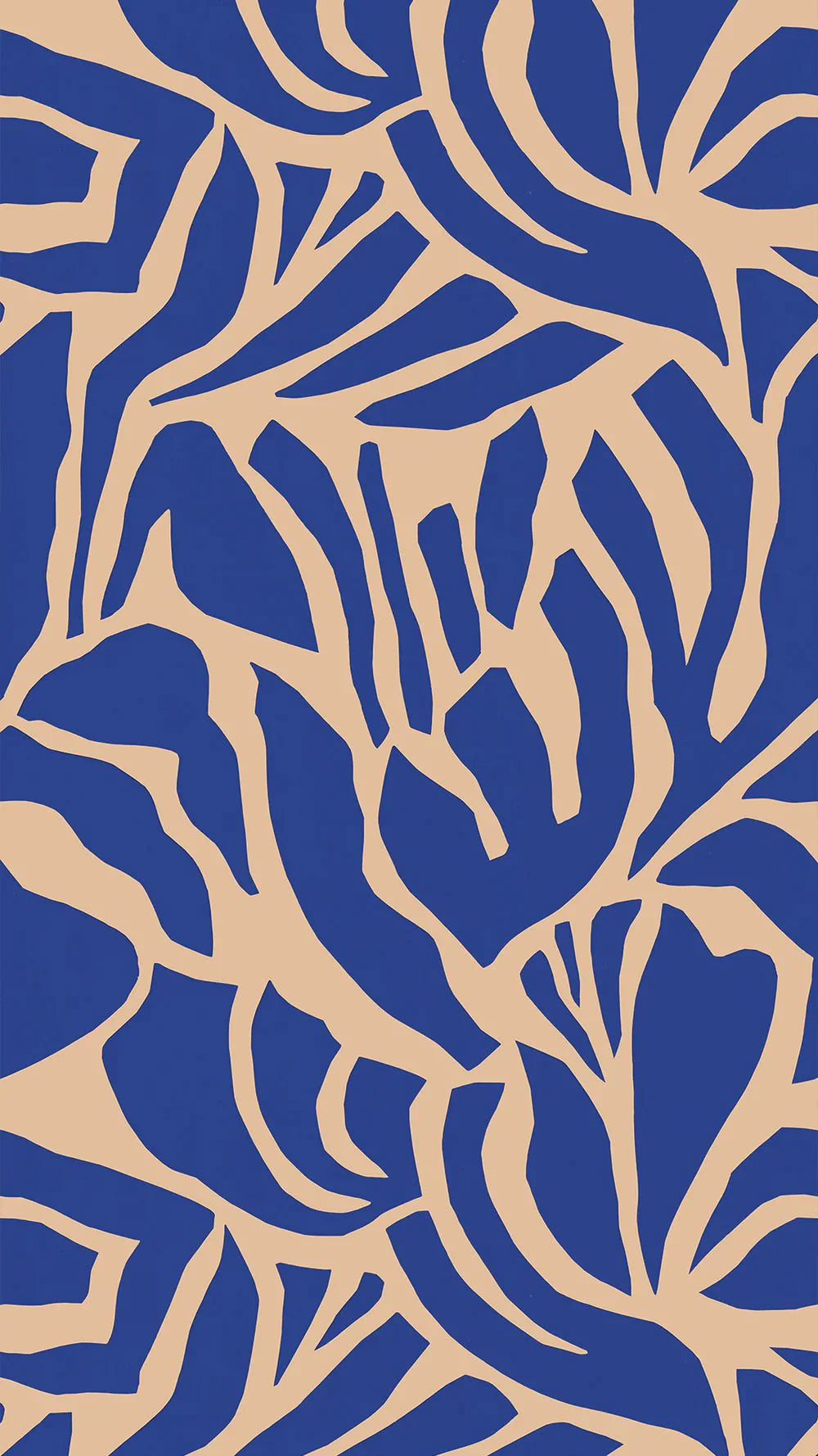 Behangstaal Meet Me at the Wall - Flow Blue - Sabine van Vessem