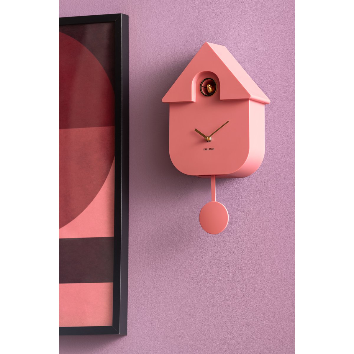 Karlsson Wandklok Koekoek Rose