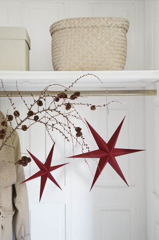 Delight Department | Kerst ster rood set van 2