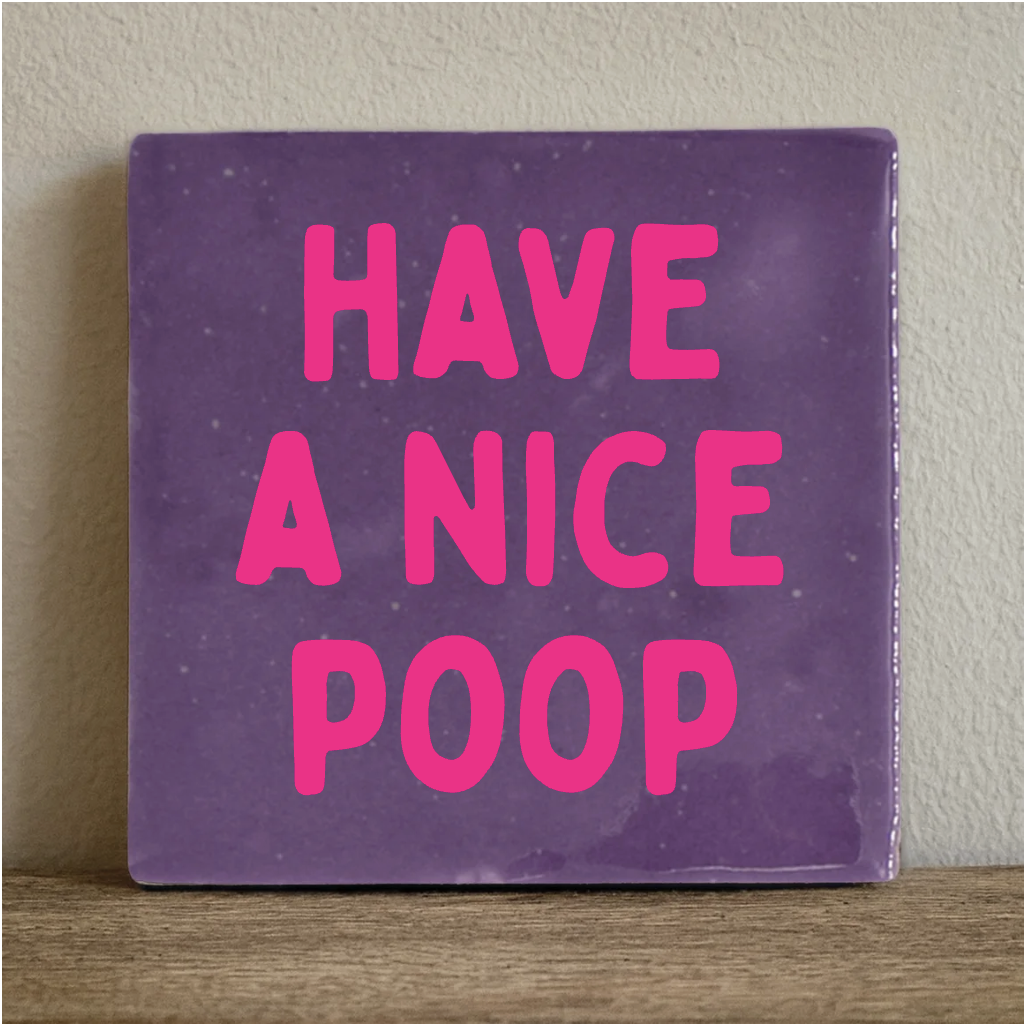 Tegeltje have a nice poop