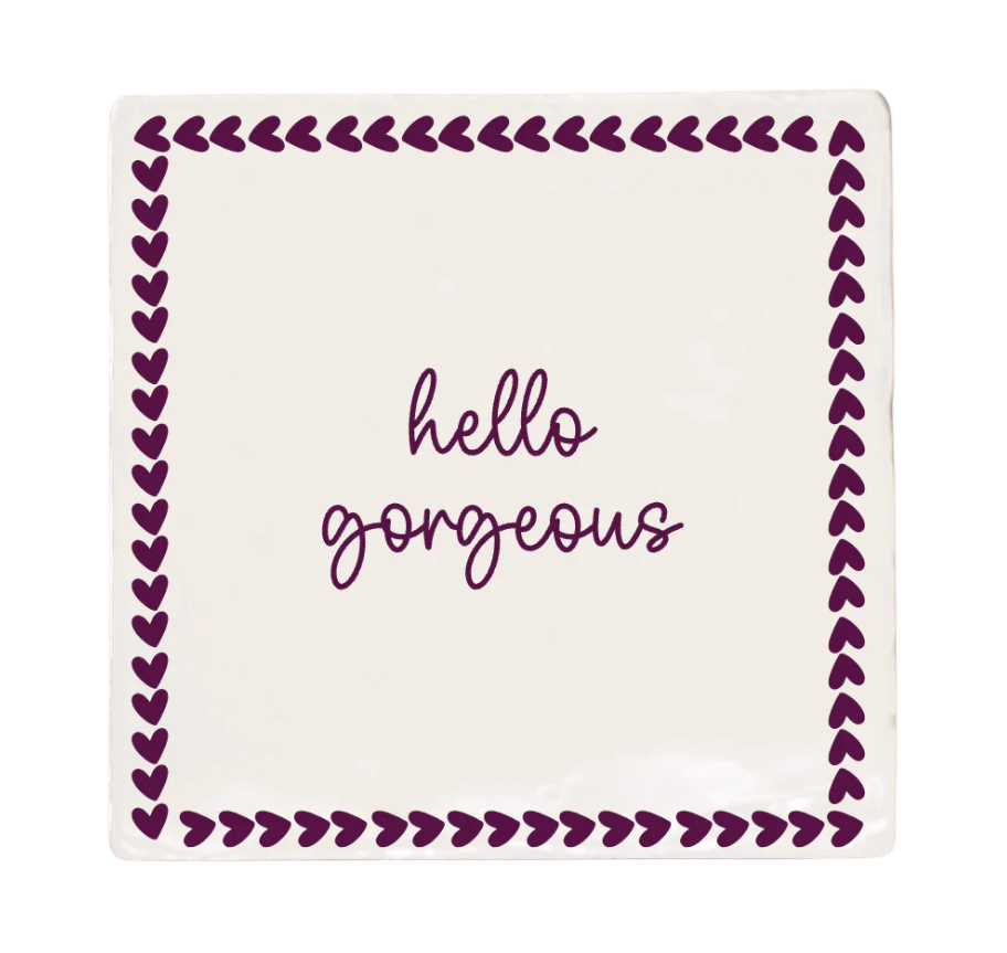 Label2X | Tegeltje hello gorgeous