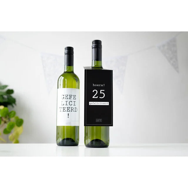 Flessenwerk | Witte wijn Gefeliciteerd!