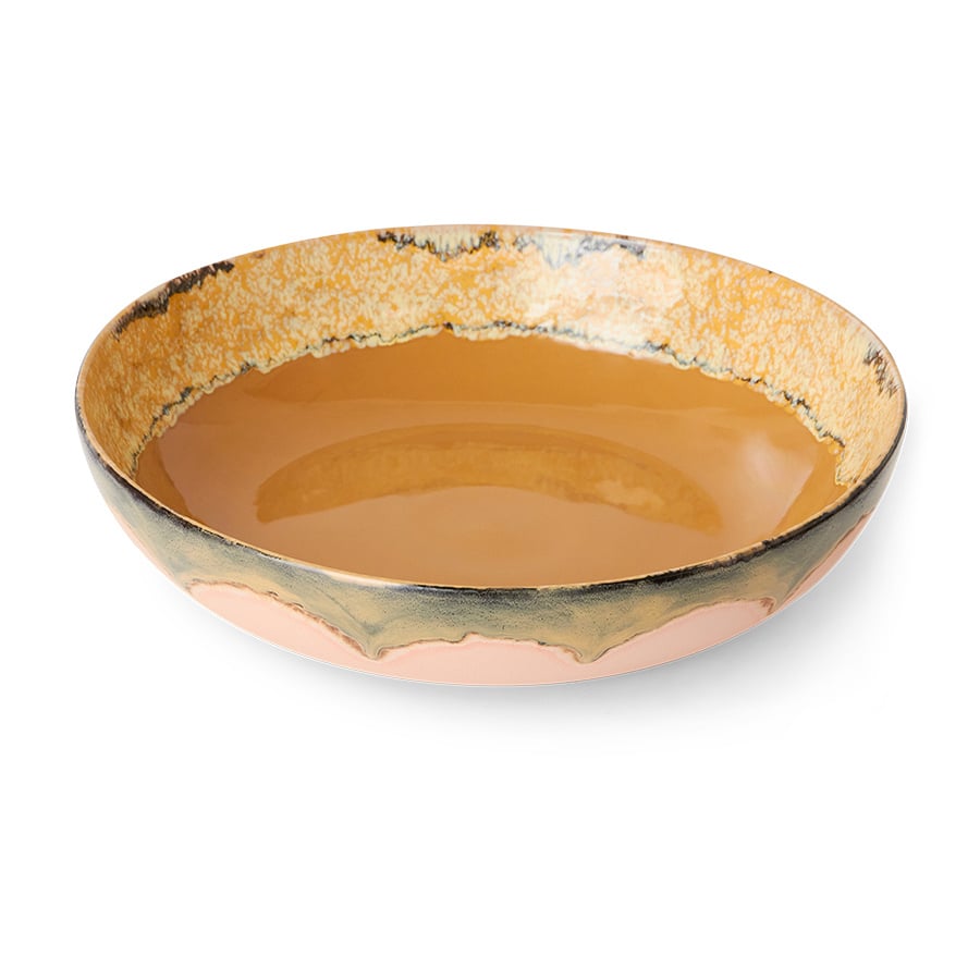 HK Living | 70's servies saladeschaal Sunflower