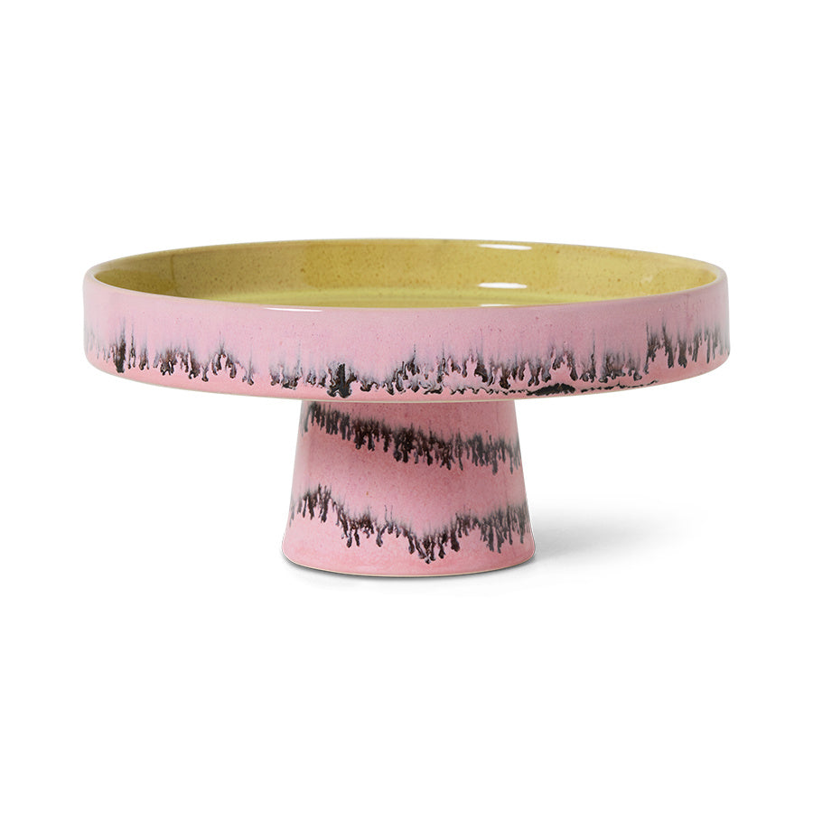 HK Living | 70's servies taartschaal Bubble