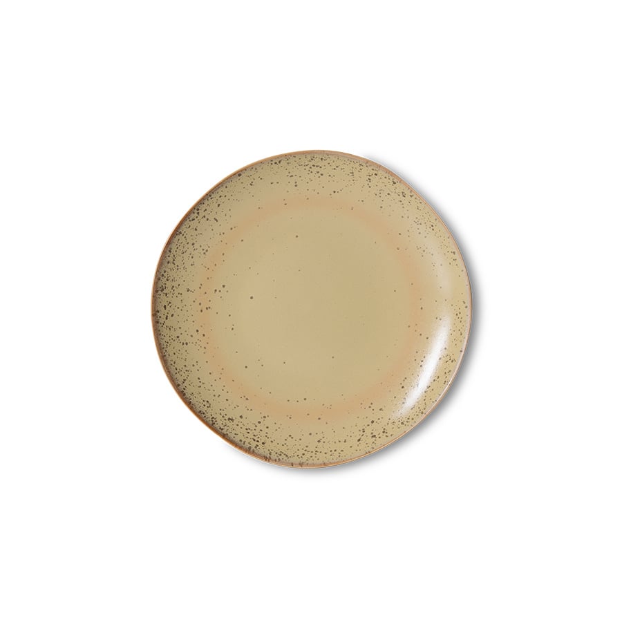 PRE ORDER HK Living | 70's servies dessertbord grit