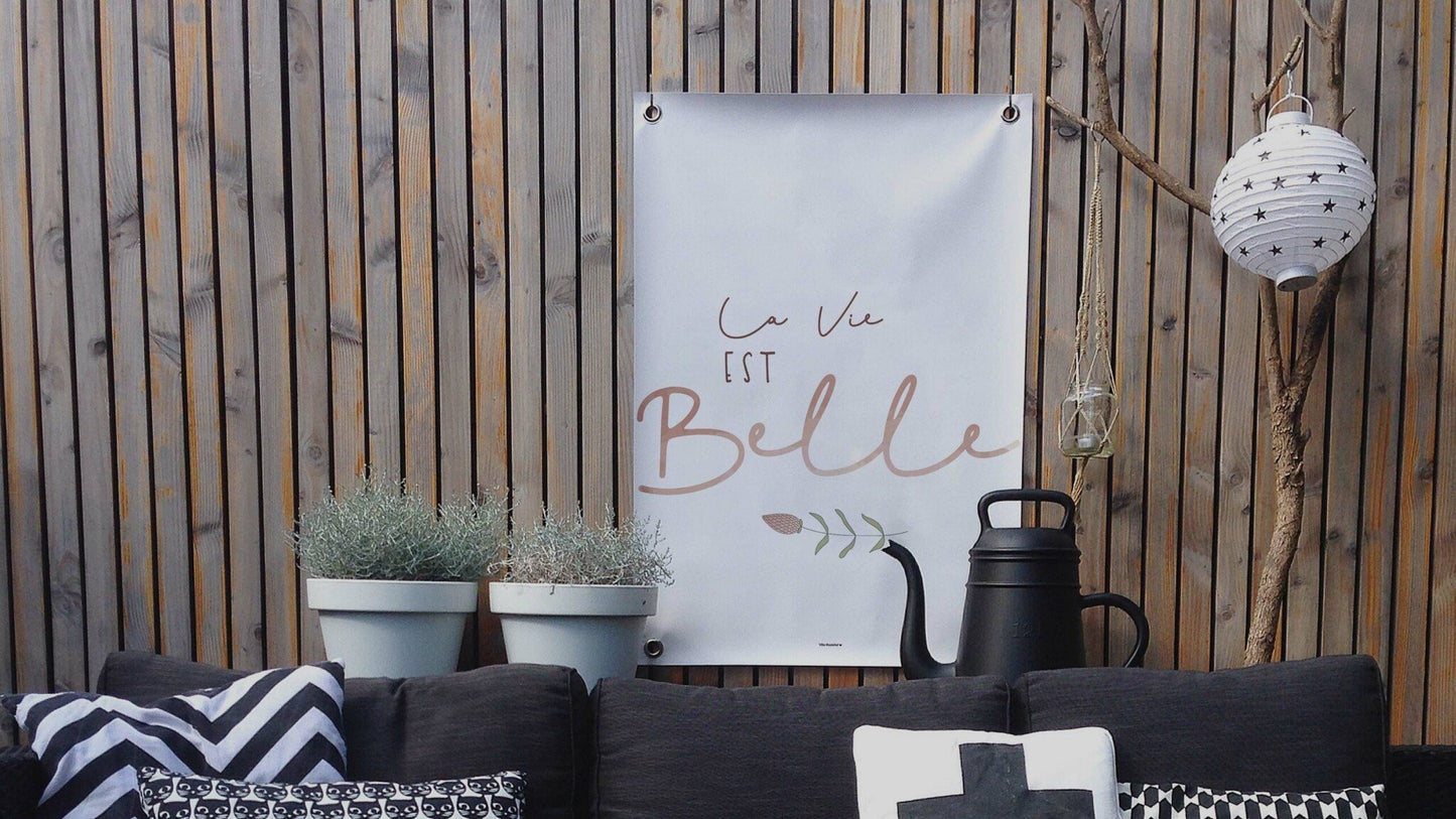 VM | Tuinposter La vie est belle