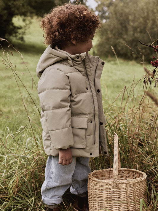 Lil Atelier | Winterjacke Lamedow Puffer grün