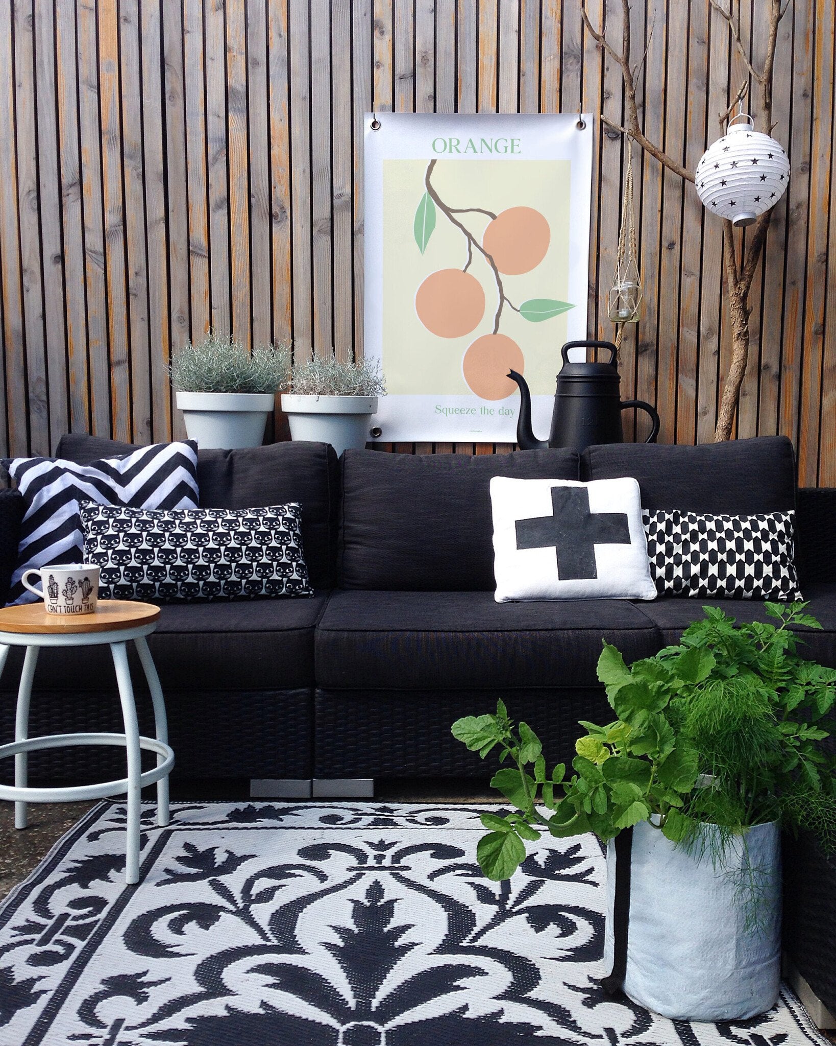 VM | Gartenposter Zitrusorange