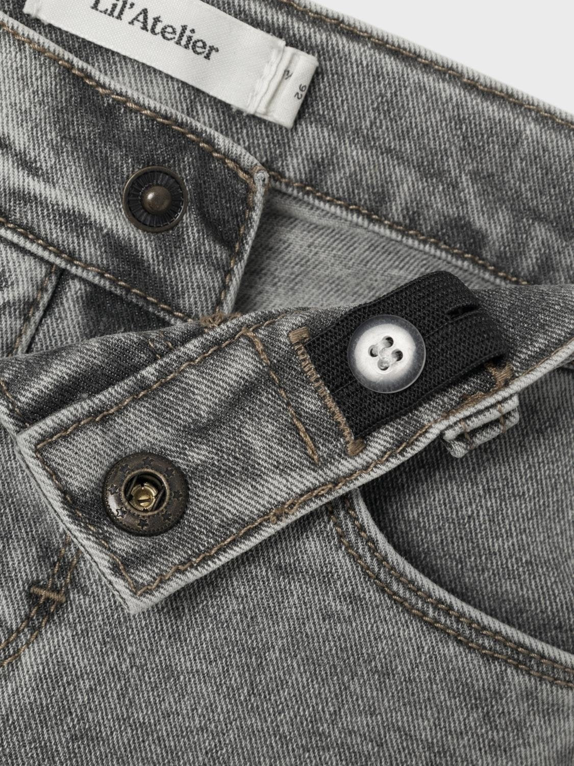 Lil Atelier | Broek rome denim licht grijs