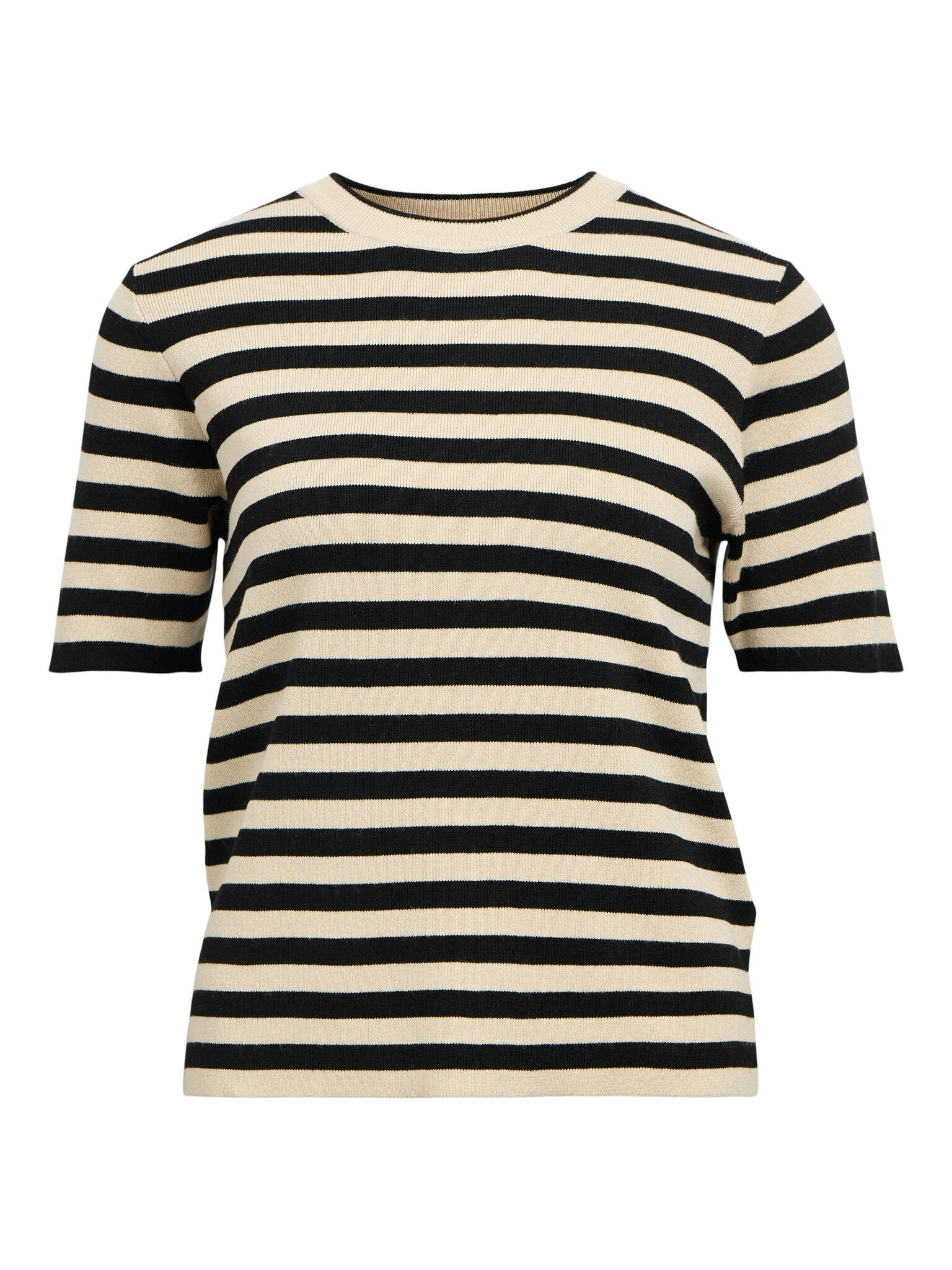 Objekt | Top Ester beige schwarz