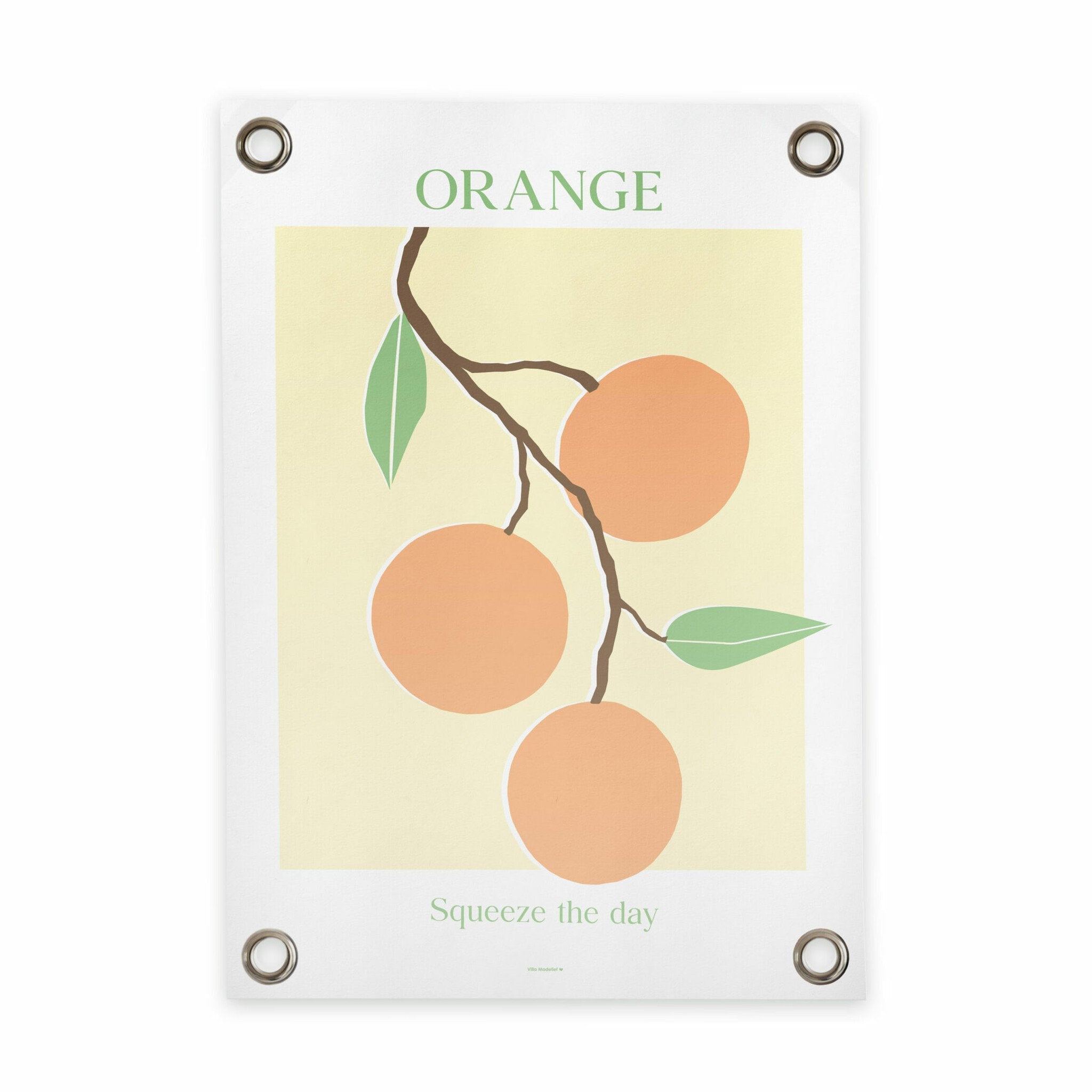 VM | Gartenposter Zitrusorange