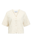 Object | Blazer korte mouw Mathilda white sand