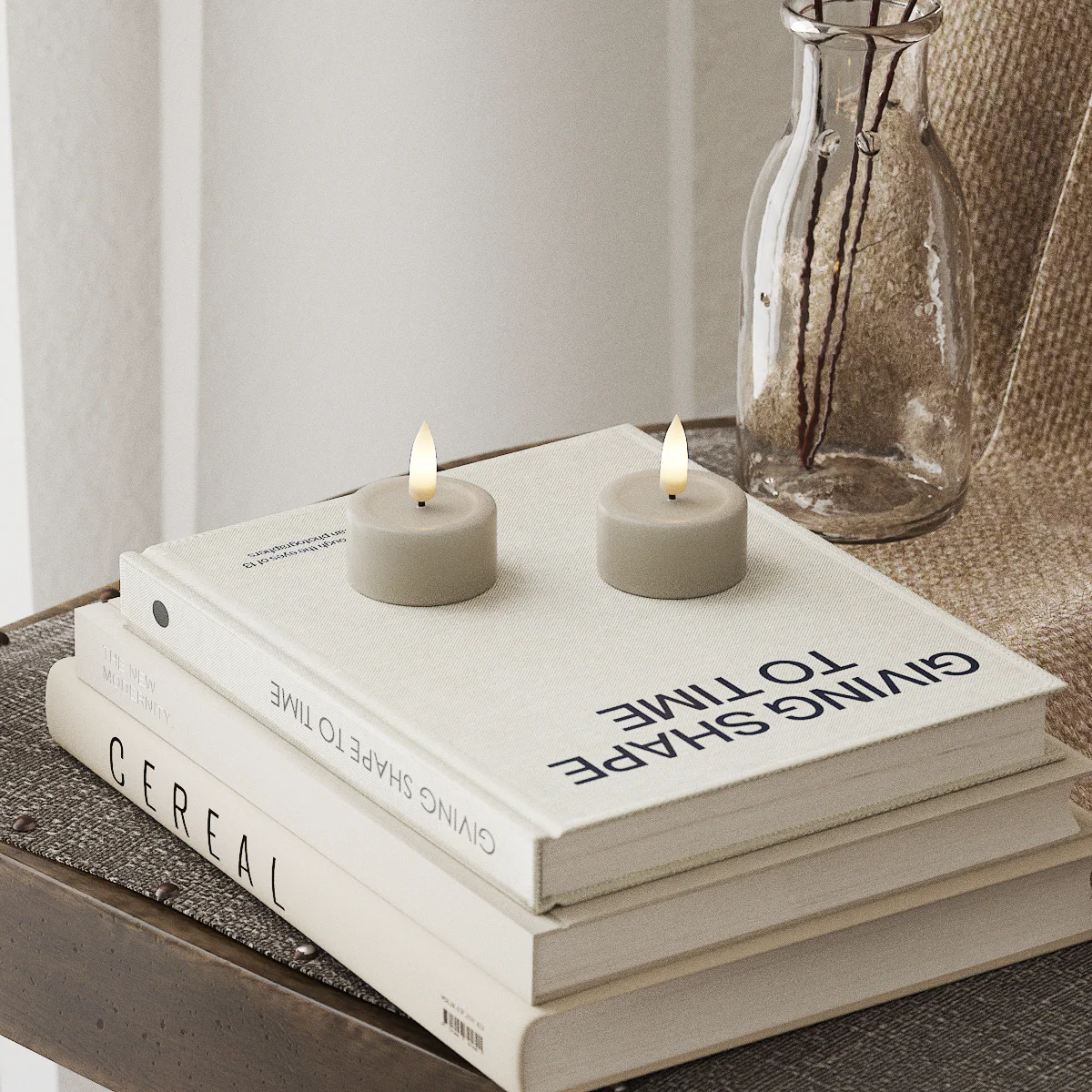 Deluxe Homeart | LED theelicht sand | 2stuks