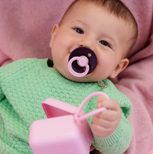 Bibs | Speen round set2 fusion lilac plum