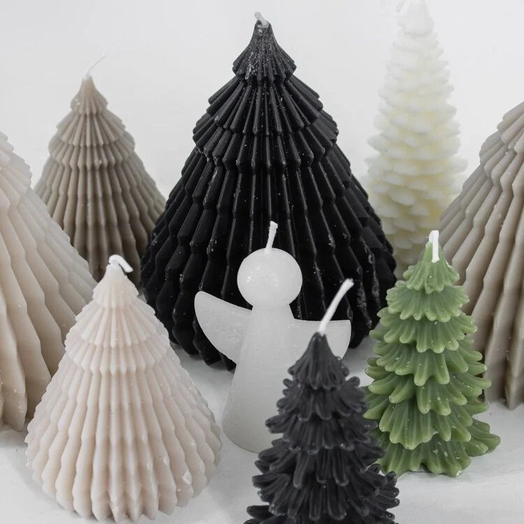 Selected by | Kaars boom zwart 14cm