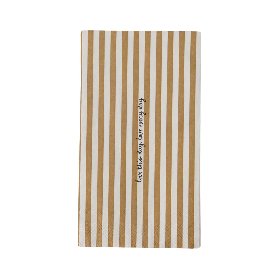 Zusss | Servetten Love this day streep 11x20 cm