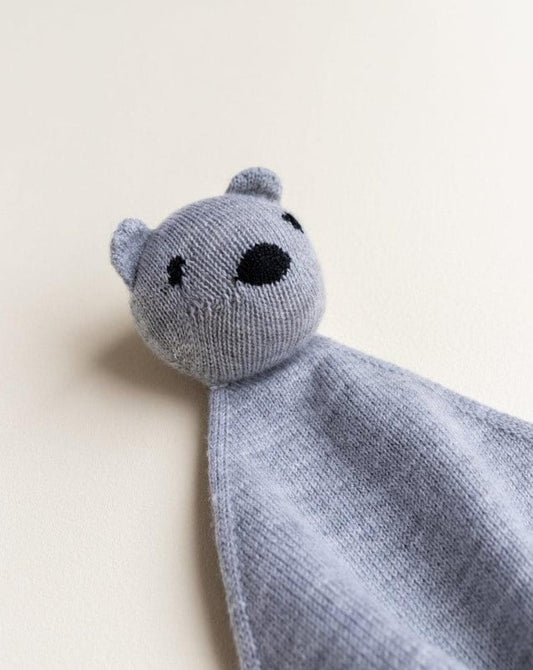 Hvid | Knuffeldoek Teddy Tokki Grey melange