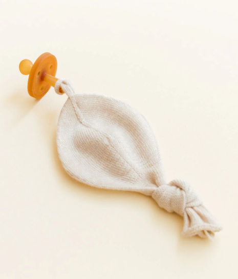 Hvid | Schnullertuch Titi Schmusetuch Creme