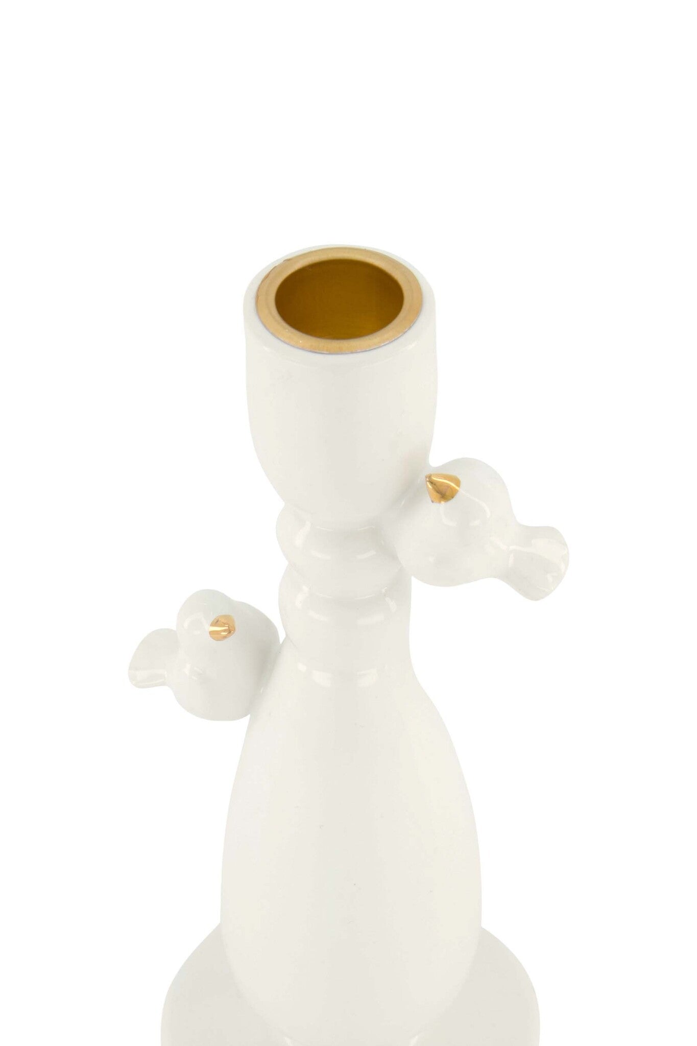 Zusss | Kandelaar vogeltjes wit