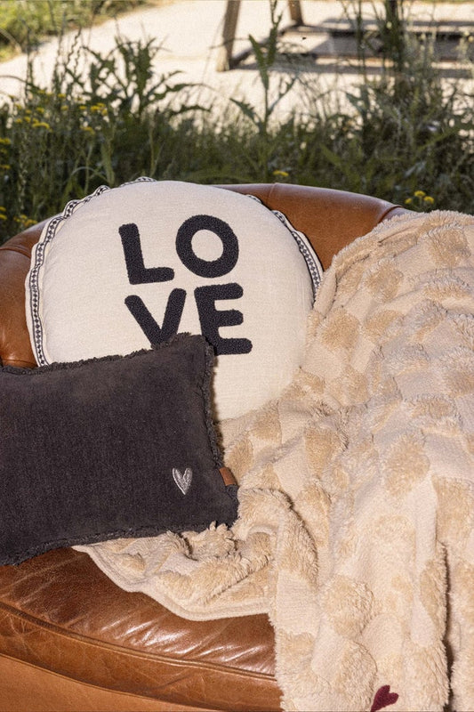 Zusss | Plaid hartje zand