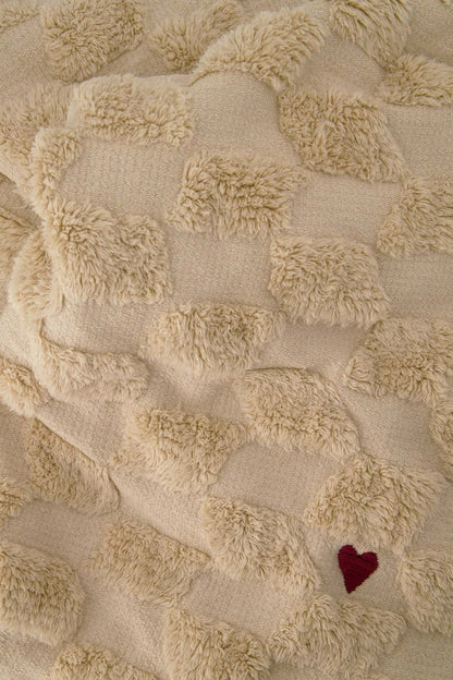 Zusss | Plaid hartje zand