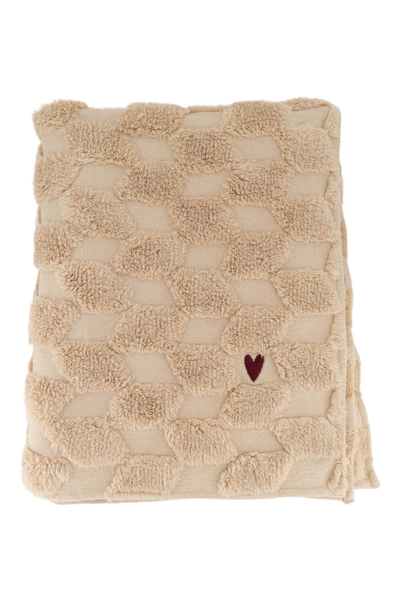 Zusss | Plaid hartje zand