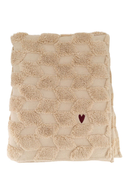 Zusss | Plaid hartje zand