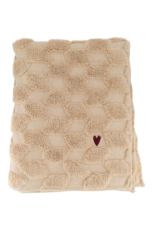 Zusss | Plaid hartje zand