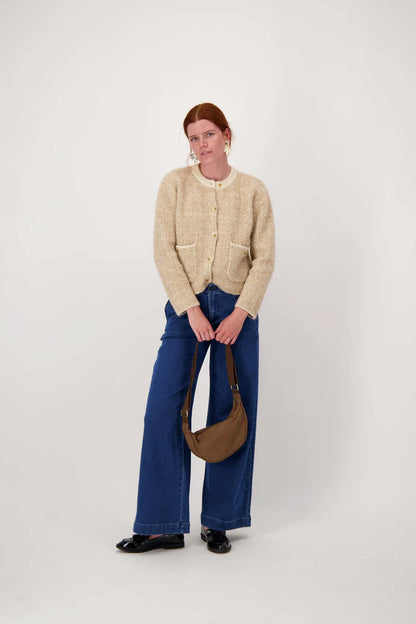 Zusss | Fanny pack nylon chocoladebruin