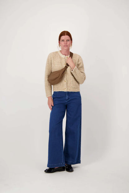 Zusss | Fanny pack nylon chocoladebruin