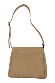 Zusss | Schultertasche mit breitem Riemen, taupe