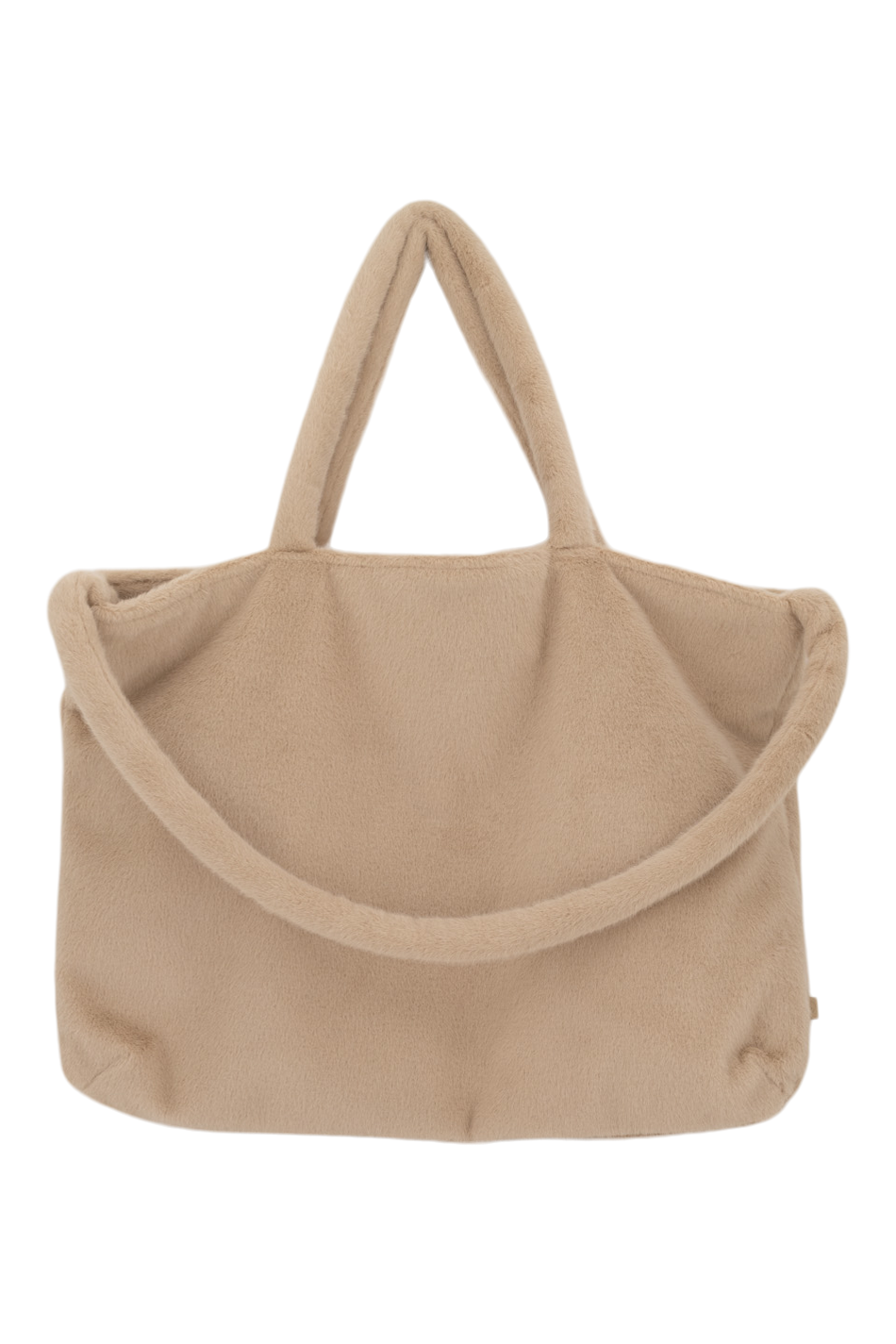 Zusss | Shopper faux fur beige