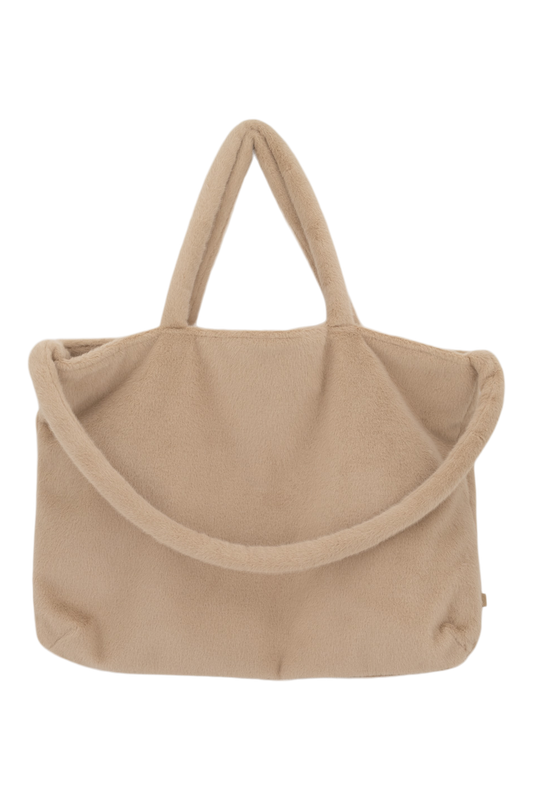 Zusss | Shopper faux fur beige