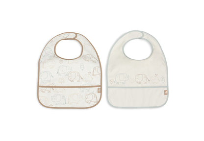 Jollein | Slab waterproof elephant tales (2pack)